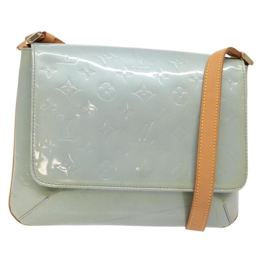 Authentic LOUIS VUITTON Monogram Vernis Thompson Street Bag Lavande M91009 LV